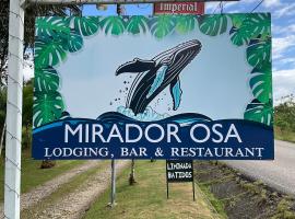 Hotel Mirador Osa, hotel em Mogos