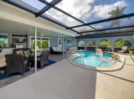 Heated Pool & BeachFront Villa with Soundproofed Doors in heart CapeCoral