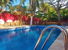 Flat com Churrasqueira e Piscina em Geribá para 04 pessoas