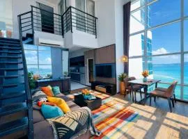 Sea View High Floor 2BR Duplex in Georgetown,Penang - Maritime Suite