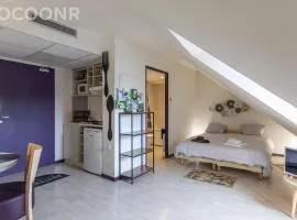 Grand studio 4 personnes bien placé gare , sanctuaire ,centre ville