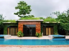 The Secret Garden Home with Modern Tree House