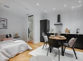 Very Cental Scandic Studio Apartment with Balcony