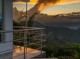 Casa con vista a la montaña en Manizales