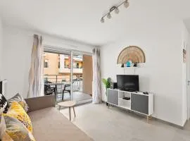 Juan Les Pins Center 2P Parking Terrasse