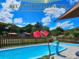 Chalé Topázio no Recanto Diamantina próximo ao Vale do Capão, viešbutis mieste Palmeiras