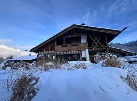 Ferienhaus mit Bergpanorama