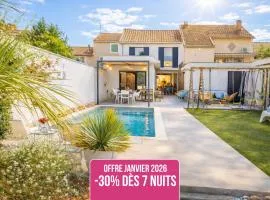 Villa Saint-Hubert - Idéal Familles & Groupes - 10min Avignon et Château-neuf-du-Pape - 5min Gare - Élégance provençale haut de gamme - Jardin aménagé clos - Parking privé gratuit - Au calme