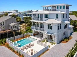 Pompano Paradise - 30A Vacation House with Ocean Views, Private Pool & Golf Cart