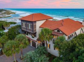 PoppyLu - Secluded Beachfront Home in Blue Mountain Beach with Private Pool & Golf Cart, Hotel in Blue Mountain Beach