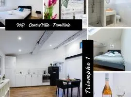 Triomphe 1-Wifi-CentreVille-Familiale