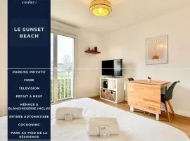 Le Sunset Beach - Parking - Fibre - Parc - Centre