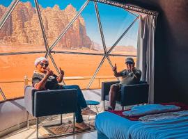 Wadi rum maher luxury camp, hotell i Disah