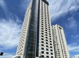 Metropolitan Barcelona próximo ao Flamboyant e Autódromo Ar condicionado no quarto e na sala Piscina e jacuzzi no terraço academia completa restaurantes no térreo vaga privativa