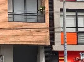 cozy room, private bathroom and kitchen