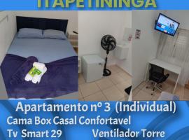 Pousada Itapetininga - Apartamento nº 3 – hotel w mieście Itapetininga