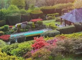 Fleurs De Mai Cottage Heated Pool Playgrounds View