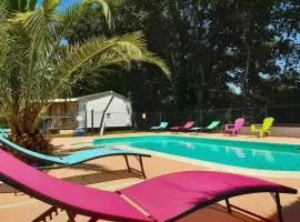 ZEcamping 3 piscine chauffée toboggans pet friendly locatif TV 8 pers