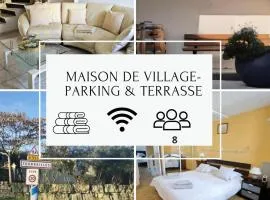 Charmante maison de village 8 personnes avec parking gratuit