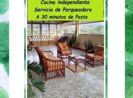 El Jardín cerca Aeropuerto de Pasto, comodidad y descanso, hotel en Chachagüí