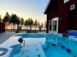 Lakeside Villa with Sauna & Hot Tub – hotel w mieście Tällberg