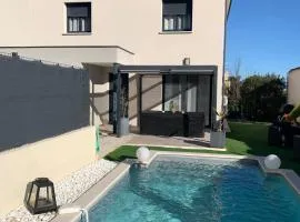 House for 6 people private pool, air conditioning,