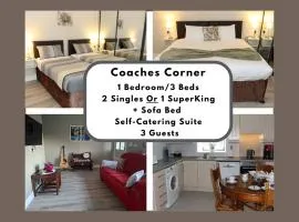 Coaches Corner - Accessible Guest Suite - 5 Minutes Drive from town - Singles or Super-King & Double Sofa Bed