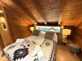 LE GRIZZLY Chalet en bois avec SPA Jacuzzi