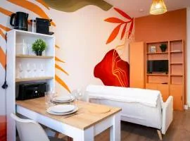 Cocon coloré en centre-ville de Caen