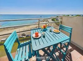 -Ocean- Studio renove avec parking et vue mer