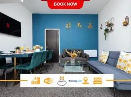 Central 2BR Flat In Cardiff By Homesy - Perfect for Short Term Rental & Family Friendly