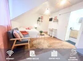 Studio cosy Centre-ville, proche gare et plage