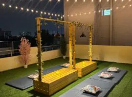 Lush Green Private 2BHK Penthouse In Kondapur