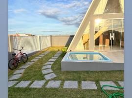 Casa Chale Villagio Valtellina Com Piscina โรงแรมในอาร์ไฮยัล โด กาโบ