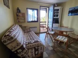 Studio with stunning view of Serre Chevalier