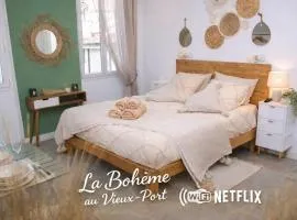 Studio Bohème au Vieux-Port Marseille Climatisé Netflix