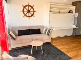 Heliotel Marine Studio avec balcon au 4eme étage à 200m de la mer