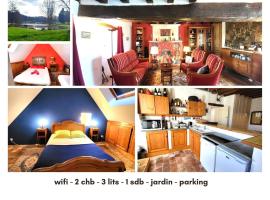 Maison de campagne-jardin-wifi proche Beauval, Hotel in Villentrois