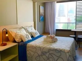 Studio - Rooftop, Piscina, academia e lavanderia