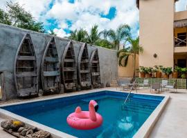 Alma de Zorro, hotel v mestu Bacalar