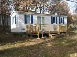 Mobil home avec terrasse, cuisine équipée pour 4 personnes - API-1-52-1166