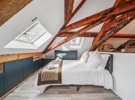 Appartement Chaleureux et Moderne sous les toits du Château 8pers, hotel en Villeurbanne