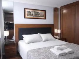 Flat com piscina no Jardim Paulista a 300m da Av Paulista e metrô