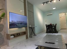 PortDickson Sakura 10Pax 3BR Glory Beach Resort Suite, готель з басейнами у місті Порт-Діксон