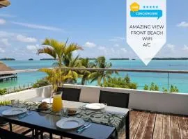 Large studio facing lagoon