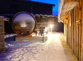 Les pagotins de Garance, Chalet Jura 39, avec sauna panoramique, Meublé classé 4 étoiles