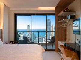 Studio 25º andar a 350m da Beira Mar com Rooftop, hótel í Fortaleza