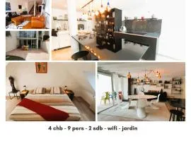 le 82 maison d architect 9 pers jardin wifi