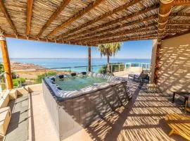 Luxury Oceanfront Villa 7 at Puerta Cortes Resort with Beach Club, Jacuzzi & Golf Cart
