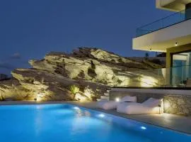 New Luxury Villa Filios Vrachos with Private Pool, Spa & Seaviews